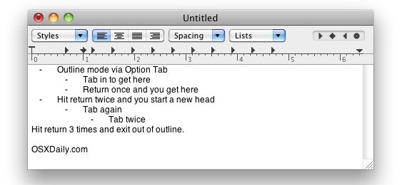 Outline 3.2101.0 for mac osx